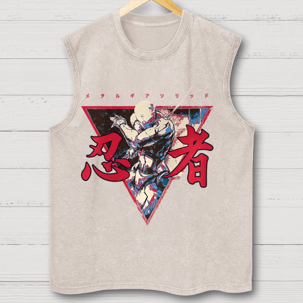Ninja Games  Washed Tank Top 