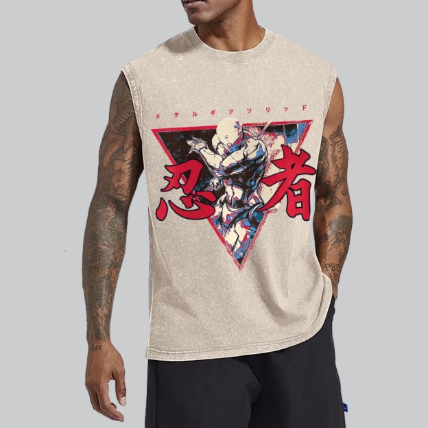 Ninja Games  Washed Tank Top 