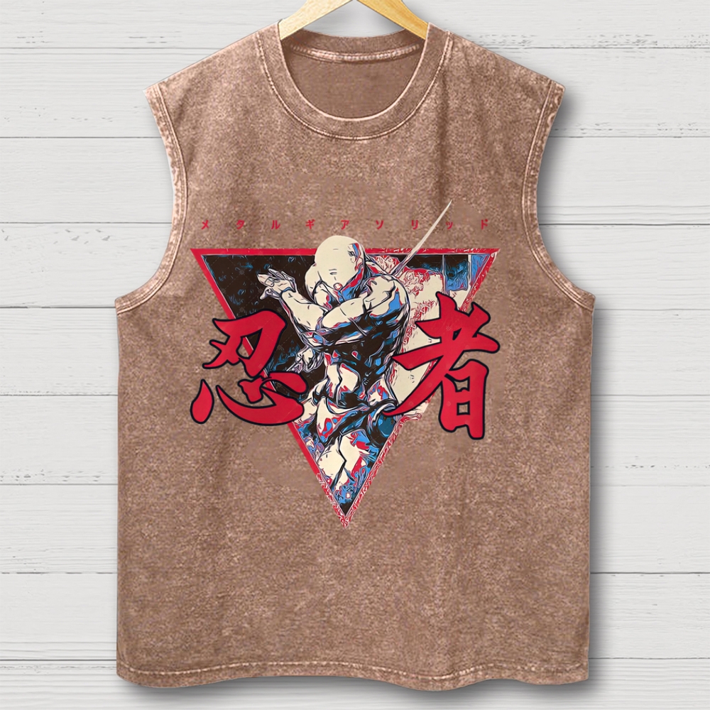 Ninja Games  Washed Tank Top 