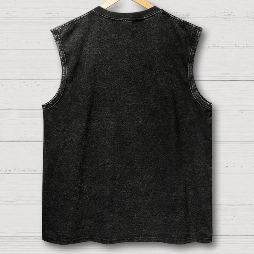 Knight VS. Flame Dragon Washed Tank Top 