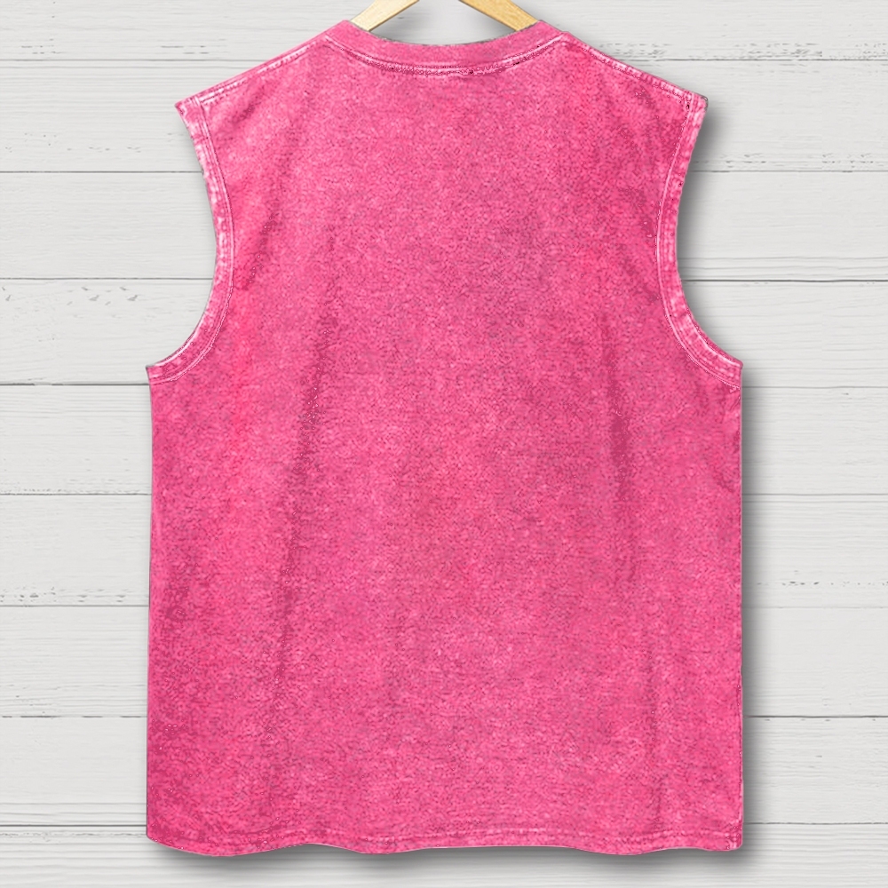 Bounty Hunter Retro Graphic Washed Tank Top