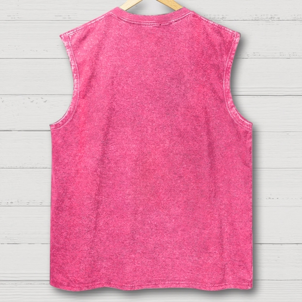 Bounty Hunter Retro Graphic Washed Tank Top