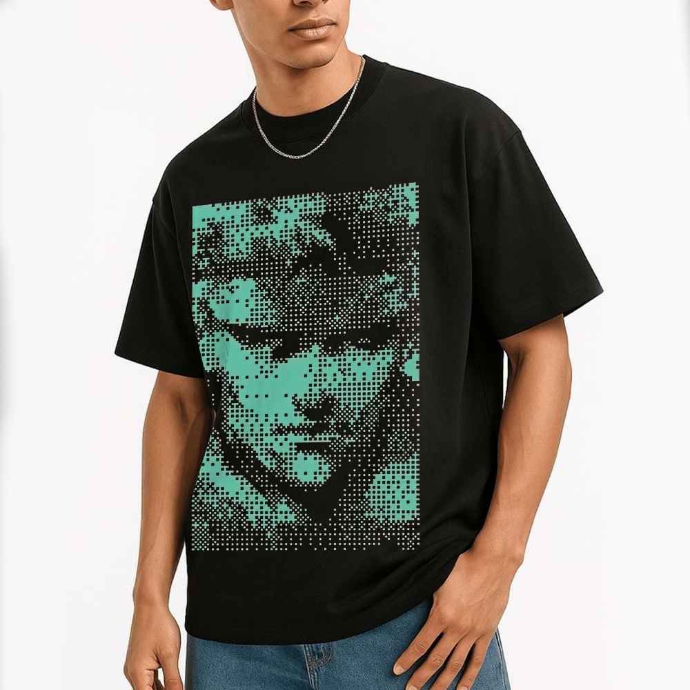 468 Snake 8-Bit Retro Stealth Ops Graphic Cotton T-shirt