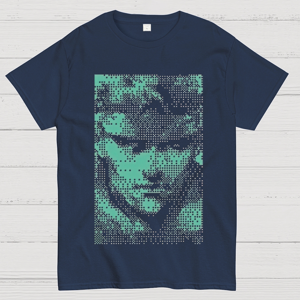 468 Snake 8-Bit Retro Stealth Ops Graphic Cotton T-shirt