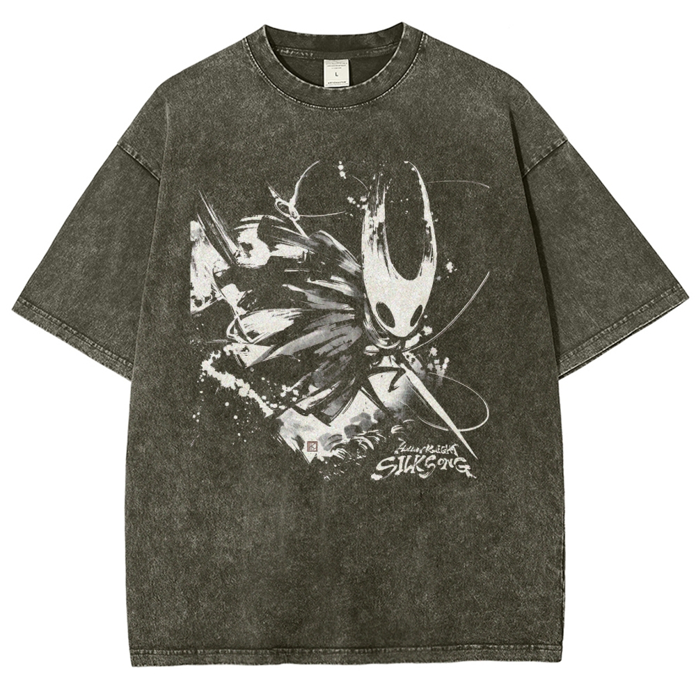  Indie Action Brushstroke Washed T-Shirt 