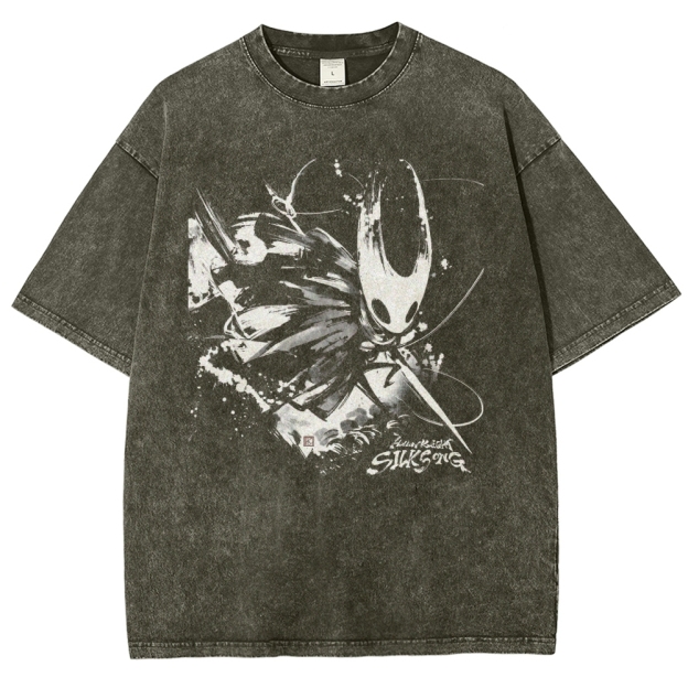  Indie Action Brushstroke Washed T-Shirt 