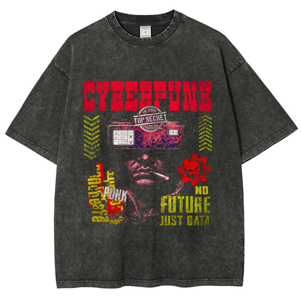 Supersatan Retro Comic Graphic Washed T-Shirt