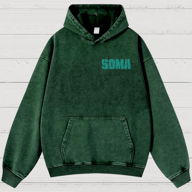 SOMA Sci - Fi Horror Graphic  Washed Hoodies