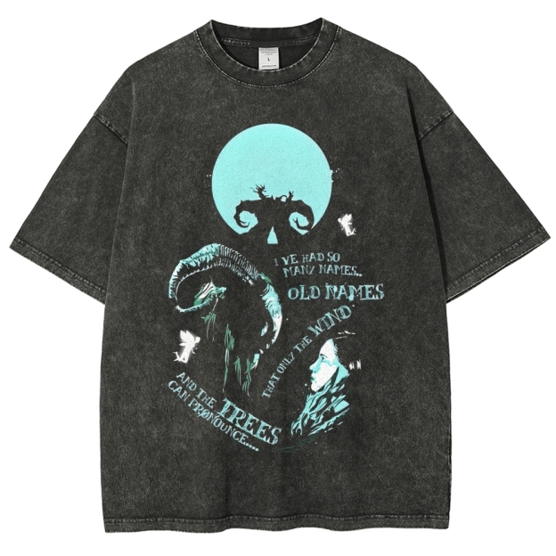 Old Names Faun & Figure Graphic Washed T-Shirt