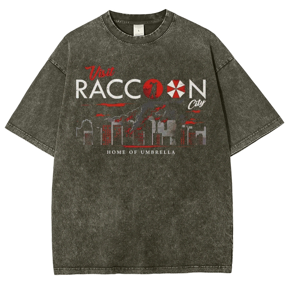 Red Signal Silhouette Washed T-Shirt 