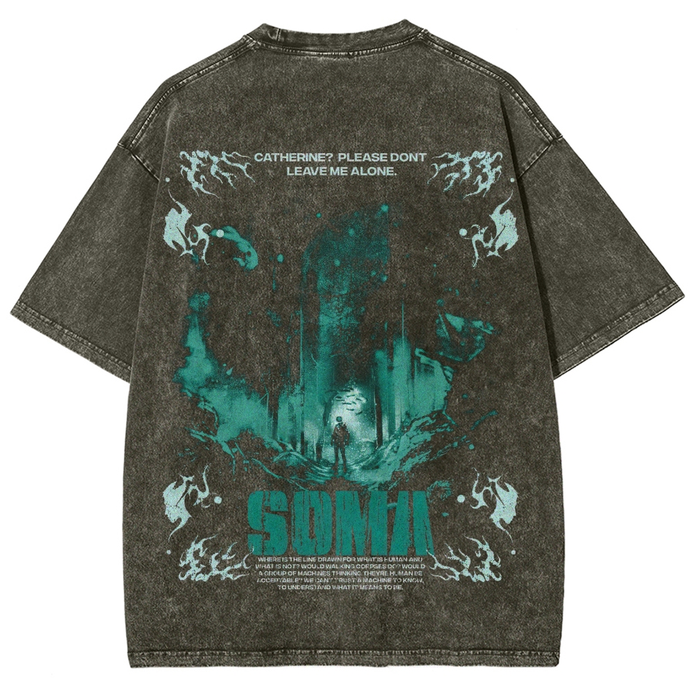 SOMA Sci - Fi Horror Graphic Washed T-Shirt