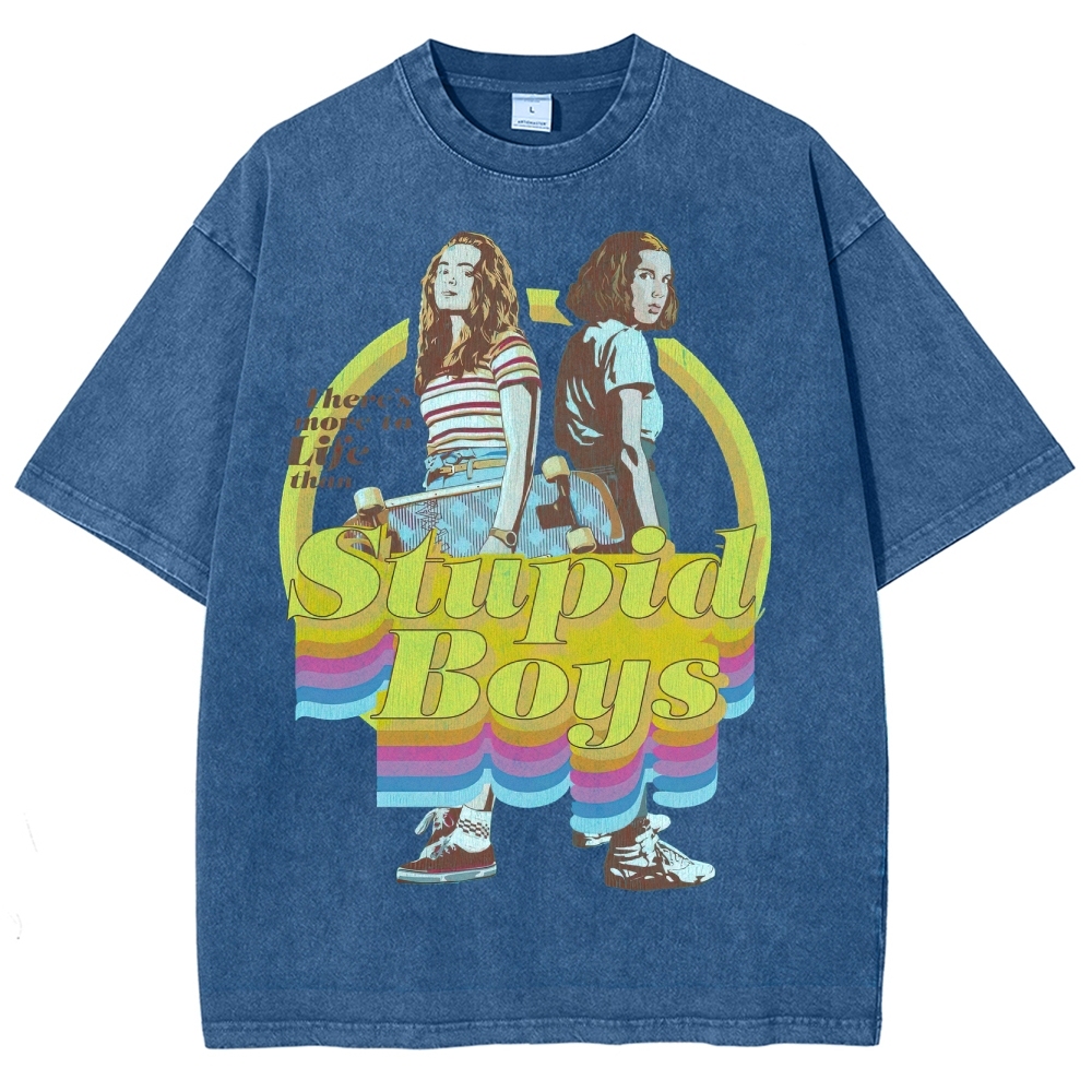 There's More to Life Graphic Washed T-Shirt