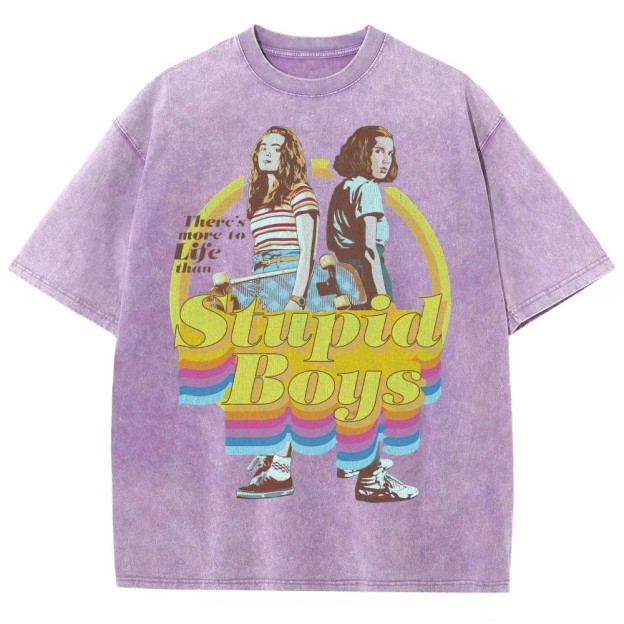 There's More to Life Graphic Washed T-Shirt