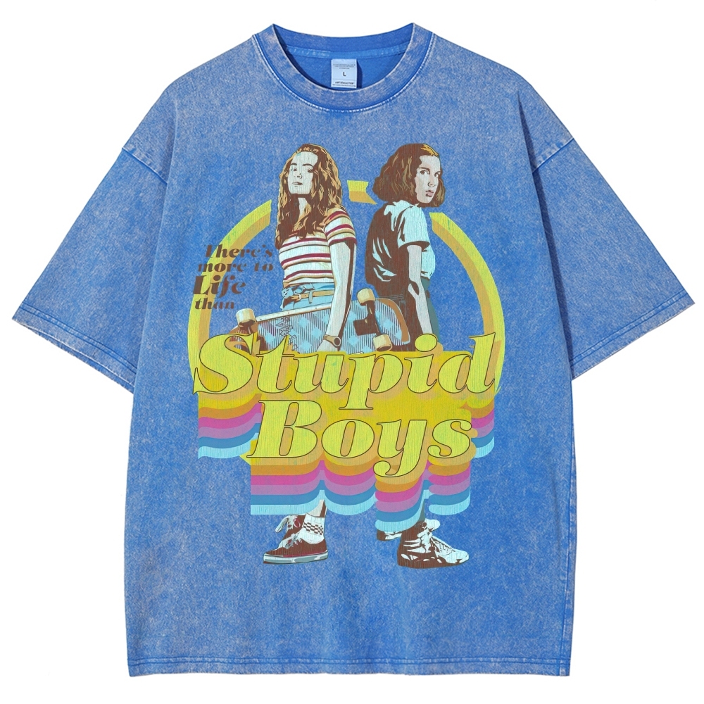 There's More to Life Graphic Washed T-Shirt