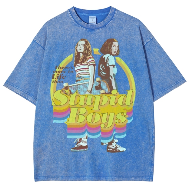 There's More to Life Graphic Washed T-Shirt