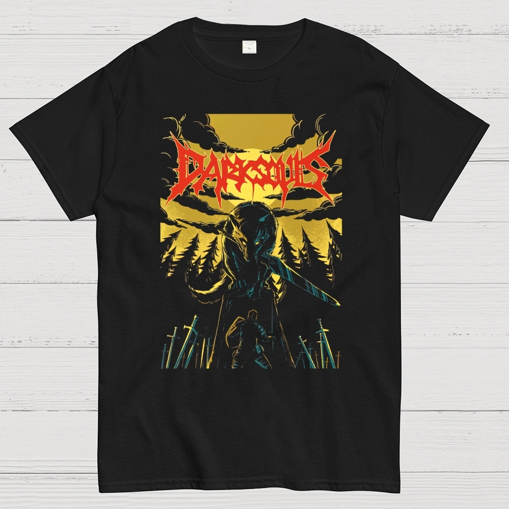 Darkborn Forest Battle Cotton T-shirt