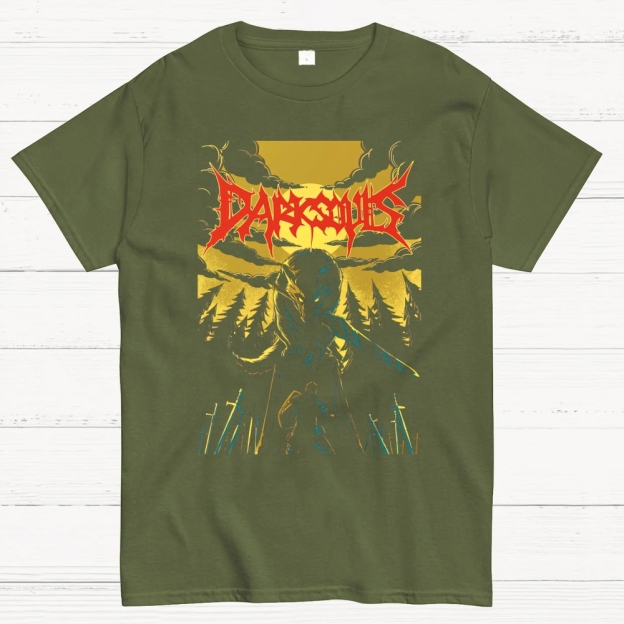 Darkborn Forest Battle Cotton T-shirt 