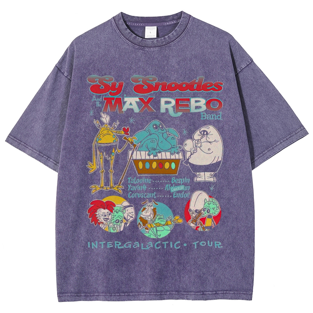 Sy Snootles & Max Rebo Band Intergalactic Tour Graphic Washed T-Shirt