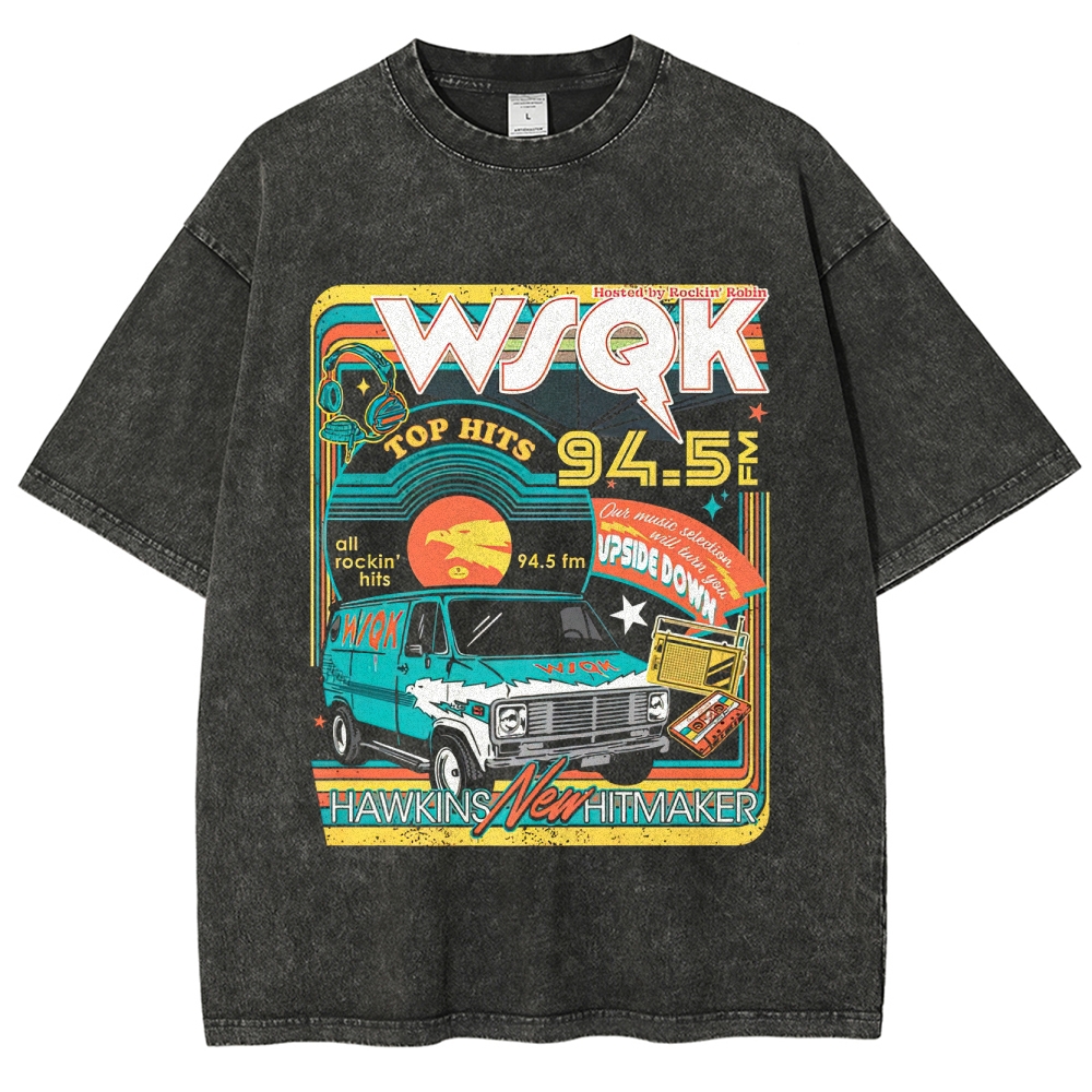 Number 4 Elemental Candy Graphic Washed T-Shirt