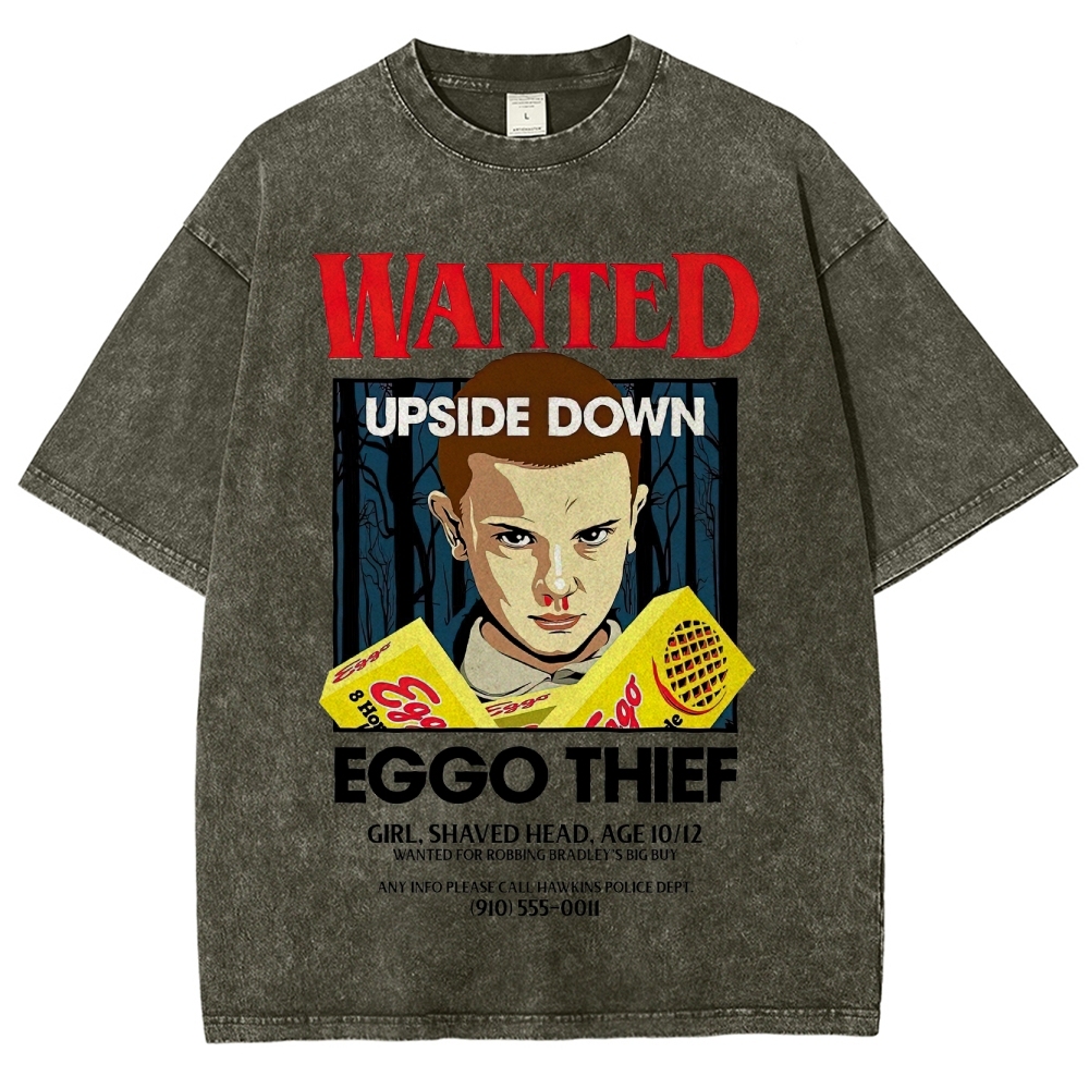 Wanted Eggo Thief Graphic Washed T-Shirt