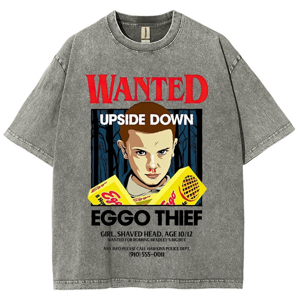 Wanted Eggo Thief Graphic Washed T-Shirt
