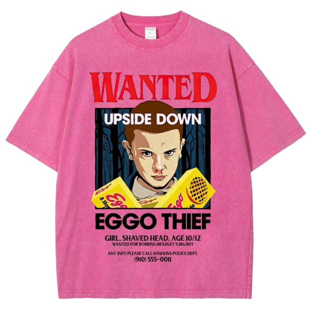 Wanted Eggo Thief Graphic Washed T-Shirt