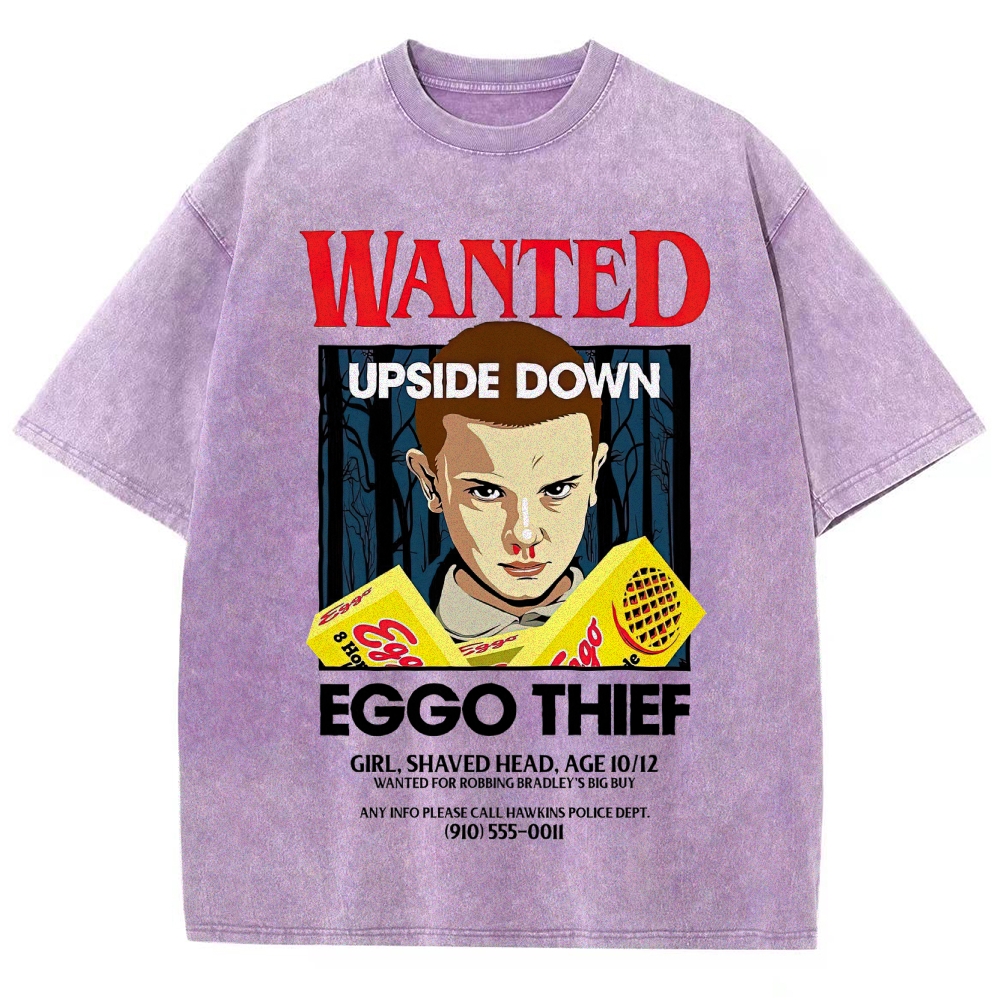 Wanted Eggo Thief Graphic Washed T-Shirt