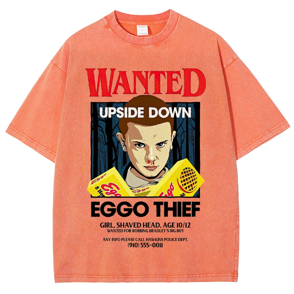 Wanted Eggo Thief Graphic Washed T-Shirt