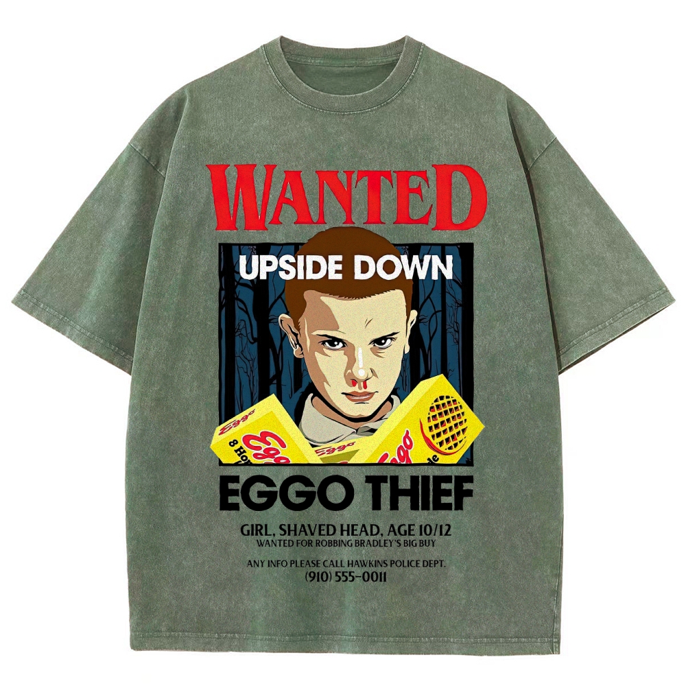 Wanted Eggo Thief Graphic Washed T-Shirt