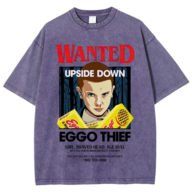 Wanted Eggo Thief Graphic Washed T-Shirt