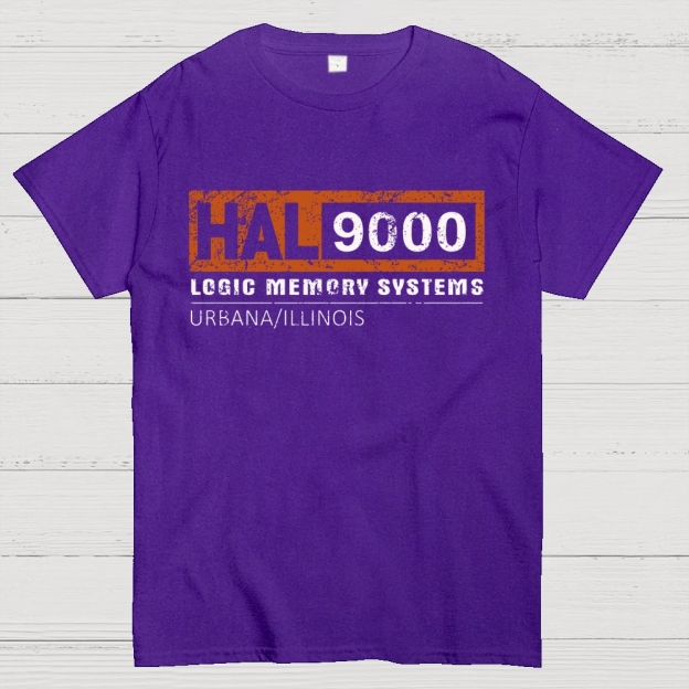 HAL 9000 Logic Memory Systems Graphic Cotton T-shirt 