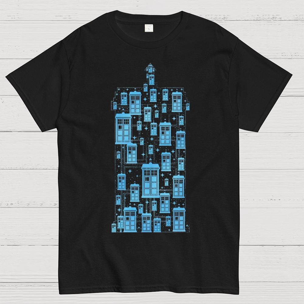 Space Time Machine Cotton T-shirt 