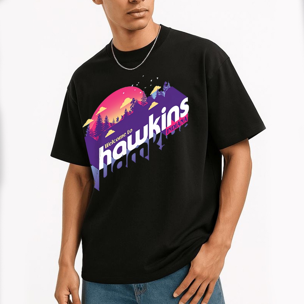Sunset Hawkins Cotton T-shirt 