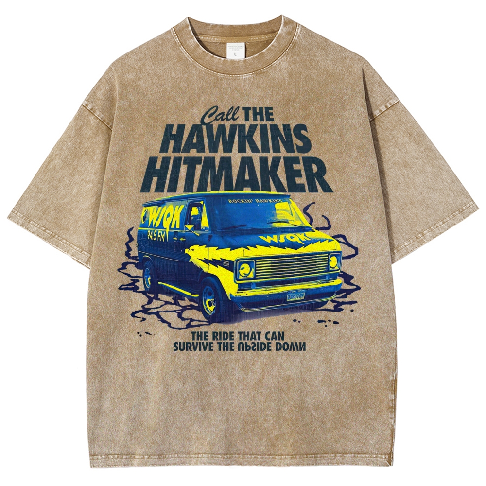 Hawkins Hitmaker Van Graphic Washed T-Shirt
