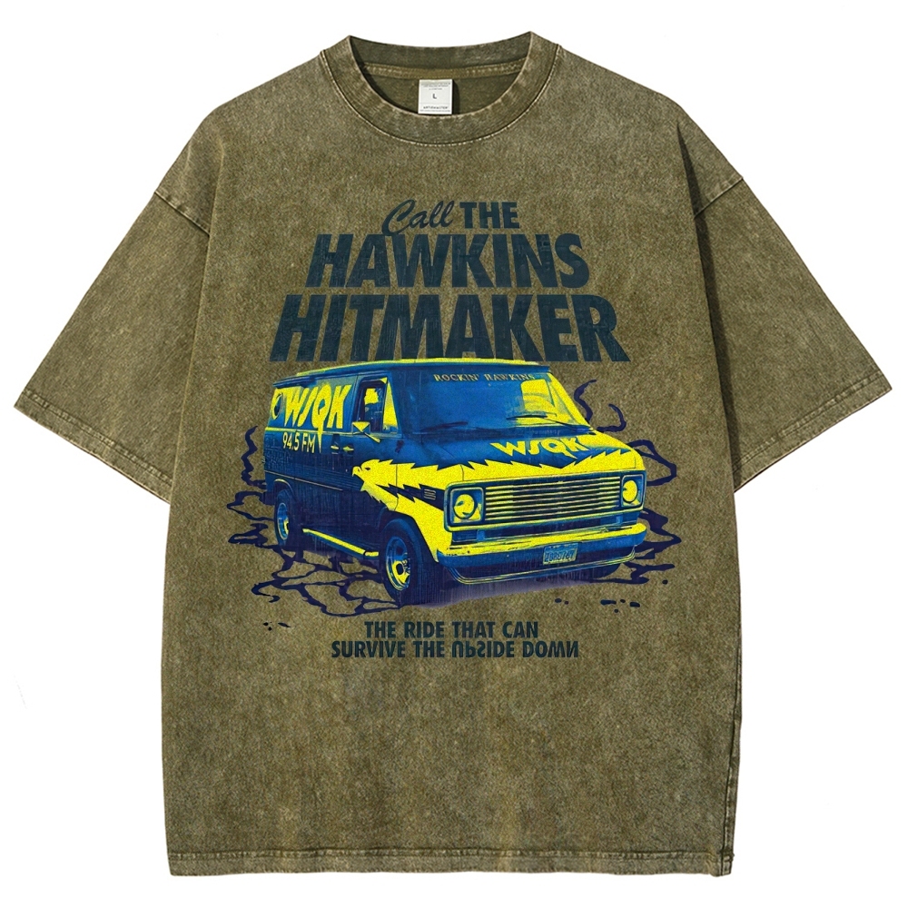 Hawkins Hitmaker Van Graphic Washed T-Shirt