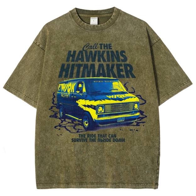 Hawkins Hitmaker Van Graphic Washed T-Shirt