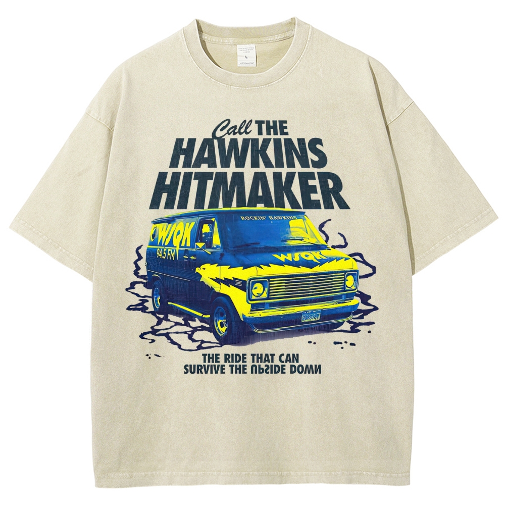 Hawkins Hitmaker Van Graphic Washed T-Shirt