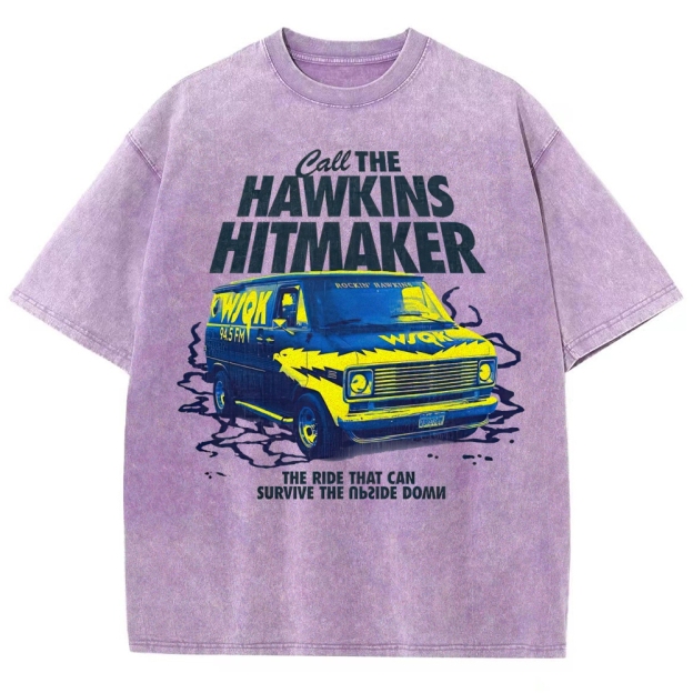 Hawkins Hitmaker Van Graphic Washed T-Shirt
