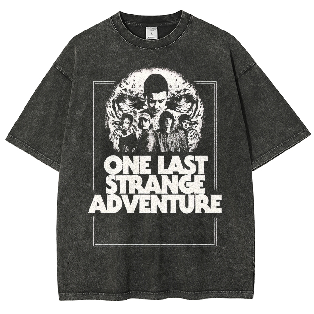 One Last Strange Adventure Graphic Washed T-Shirt