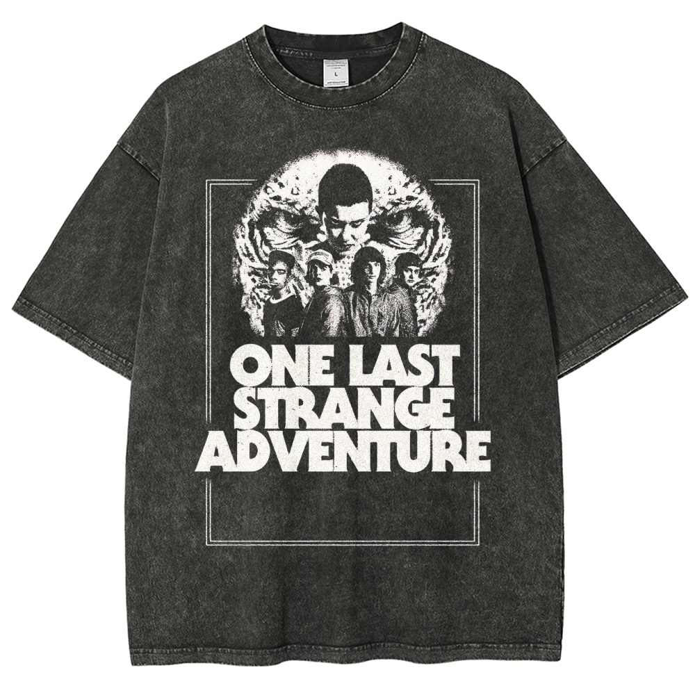 One Last Strange Adventure Graphic Washed T-Shirt