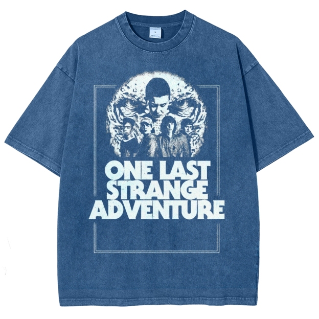 One Last Strange Adventure Graphic Washed T-Shirt