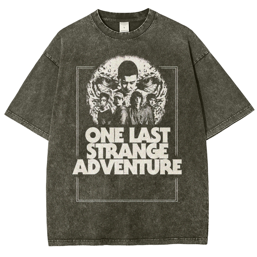 One Last Strange Adventure Graphic Washed T-Shirt