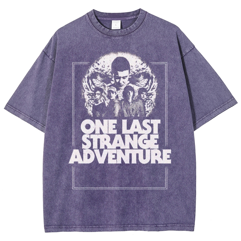 One Last Strange Adventure Graphic Washed T-Shirt