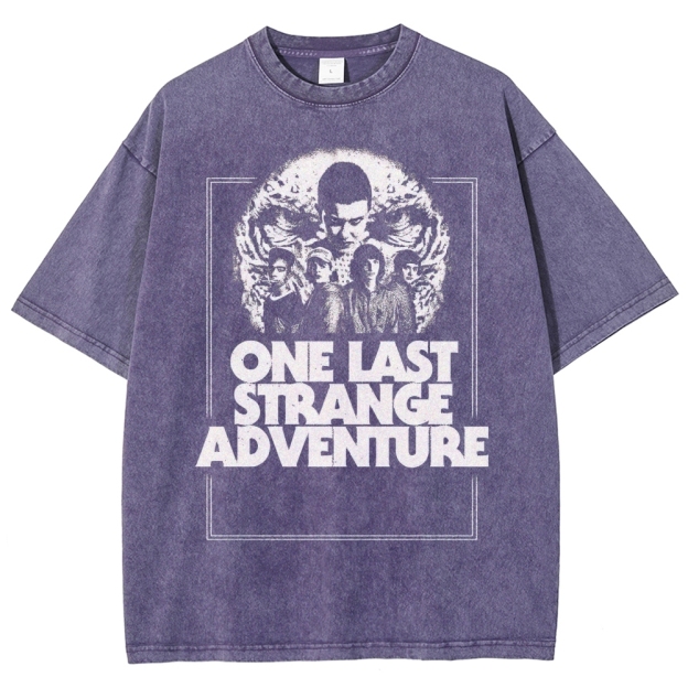 One Last Strange Adventure Graphic Washed T-Shirt