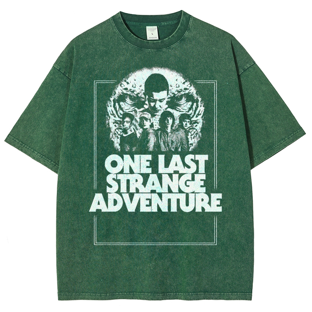 One Last Strange Adventure Graphic Washed T-Shirt