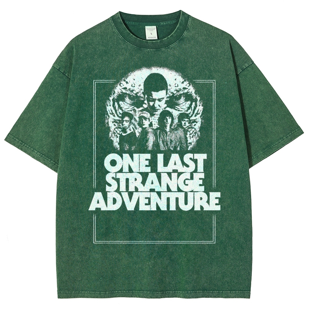 One Last Strange Adventure Graphic Washed T-Shirt