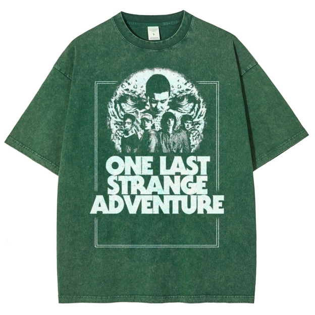 One Last Strange Adventure Graphic Washed T-Shirt