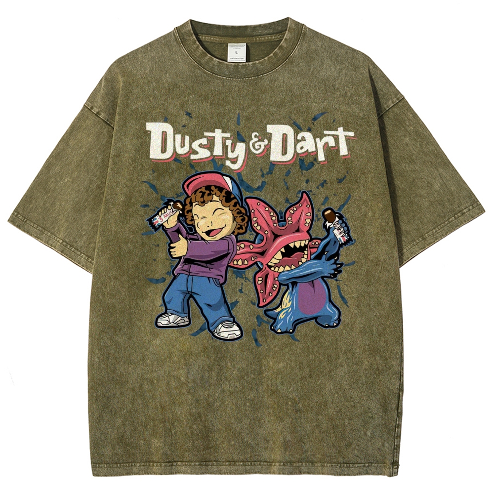 Dusty & Dart Graphic Washed T-Shirt