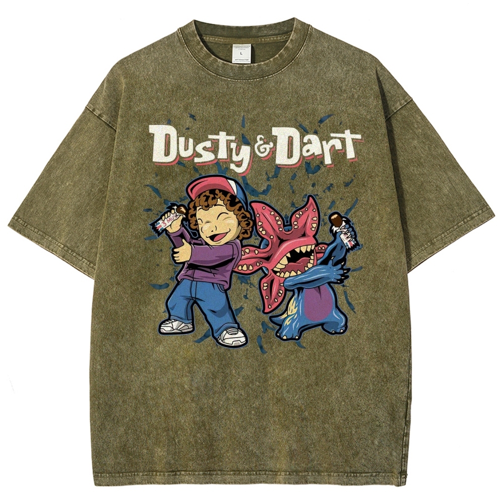 Dusty & Dart Graphic Washed T-Shirt