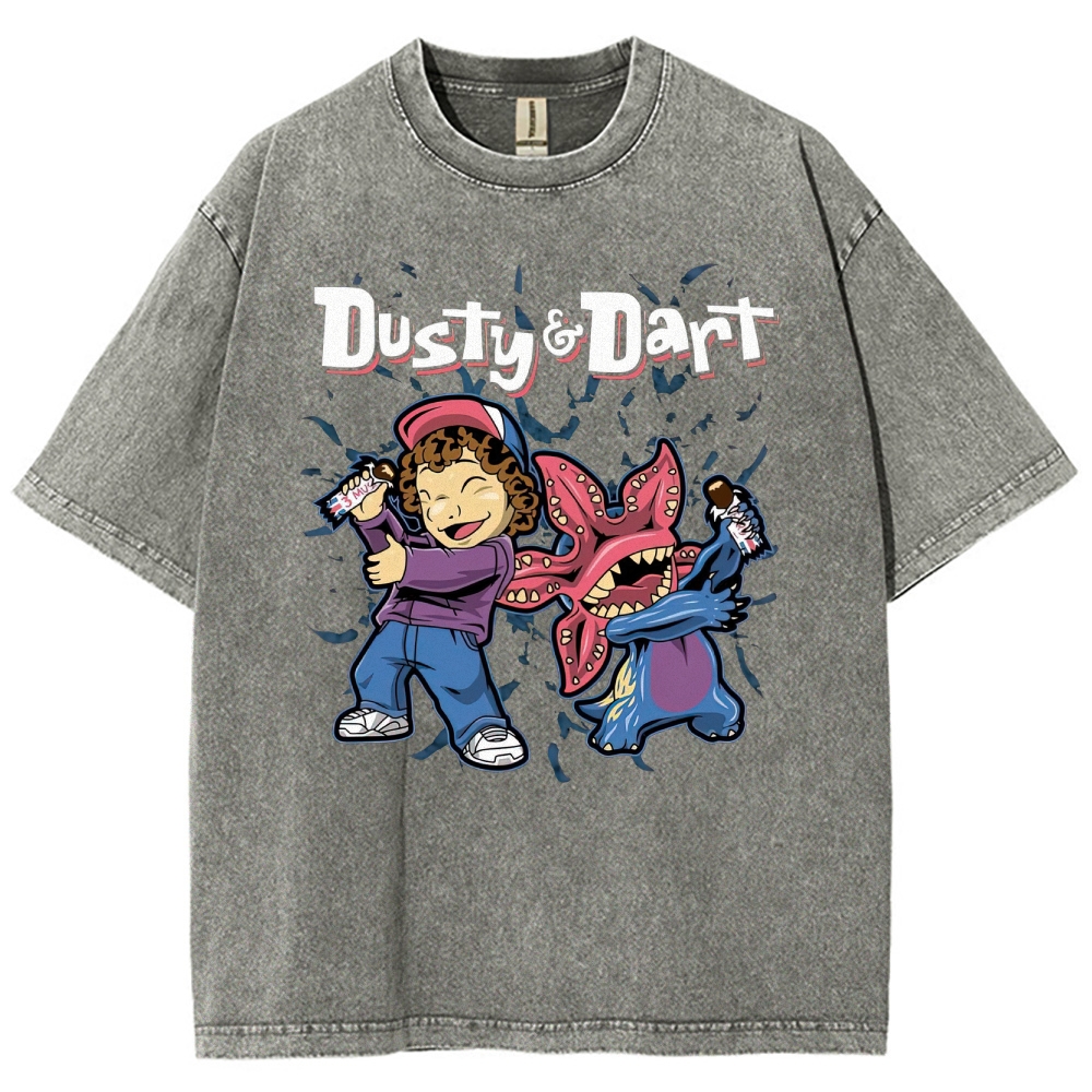 Dusty & Dart Graphic Washed T-Shirt